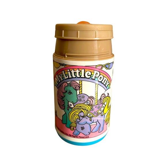 My Little Pony: Vintage Lunchbox Thermos by Aladdin: HASBRO: 80’s Animation - Picture 1 of 4